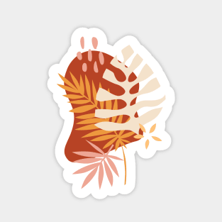 Tropical Leaves - Boho Sticker